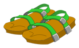 Sandales du Piou Vert