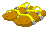 Sandales du Piou Jaune