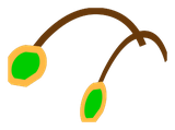 Antenne du Scarafeuille vert