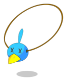 Amulette du Piou Bleu