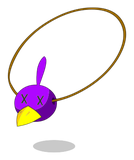 Amulette du Piou Violet
