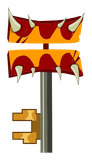 Deuxième clef du Donjon de Sphincter
