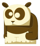 Panda au chocolat
