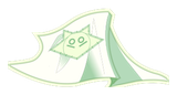 Etoffe de Fantôme Yokai Firefoux