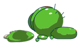 Peau de Larve Verte