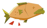 Brochet vidé 