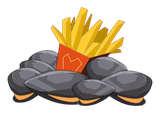 Moumoules frites