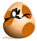 Oeuf de Bwak de feu